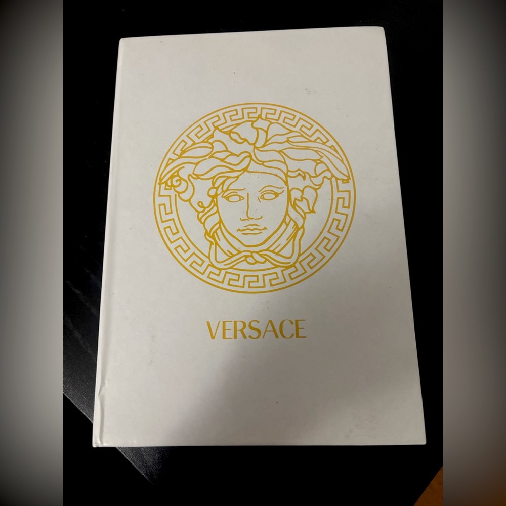 Versace book cover decor custom made